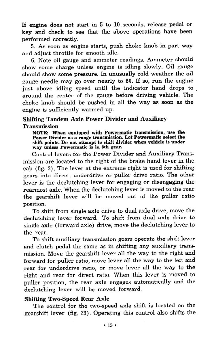 1959 Chevrolet Truck Operators Manual Page 107
